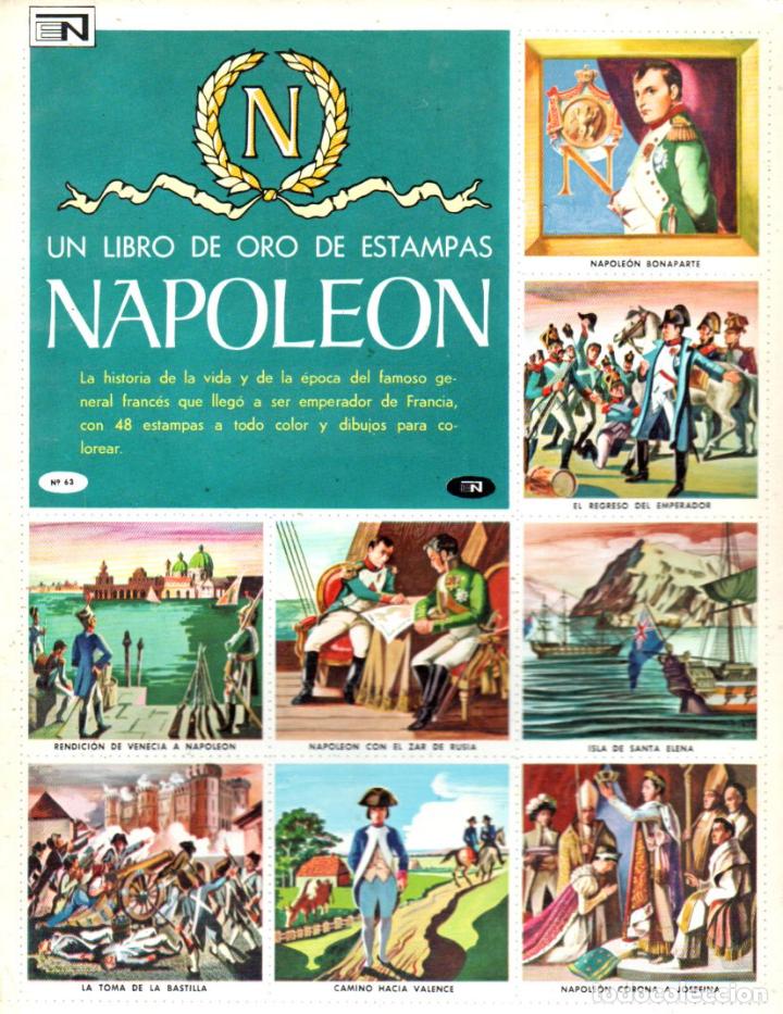 Coleccionismo &aacute;lbum: LIBRO DE ORO DE ESTAMPAS NAPOLEON - Foto 1