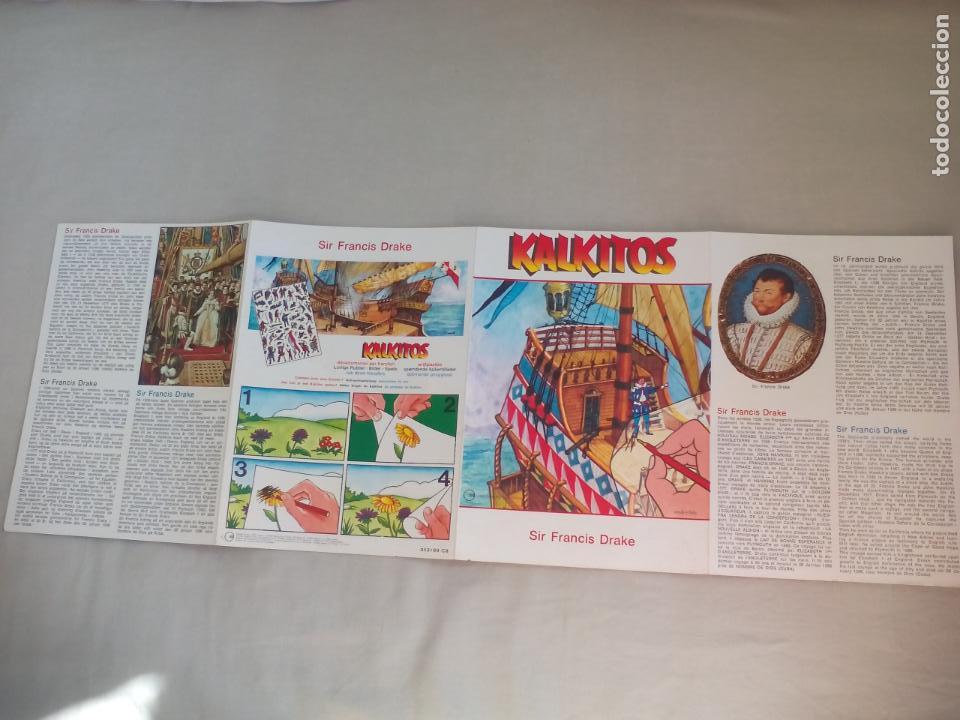 Colecionismo Caderneta: KALKITOS. SIR FRANCIS DRAKE 1977. MADE IN ITALY