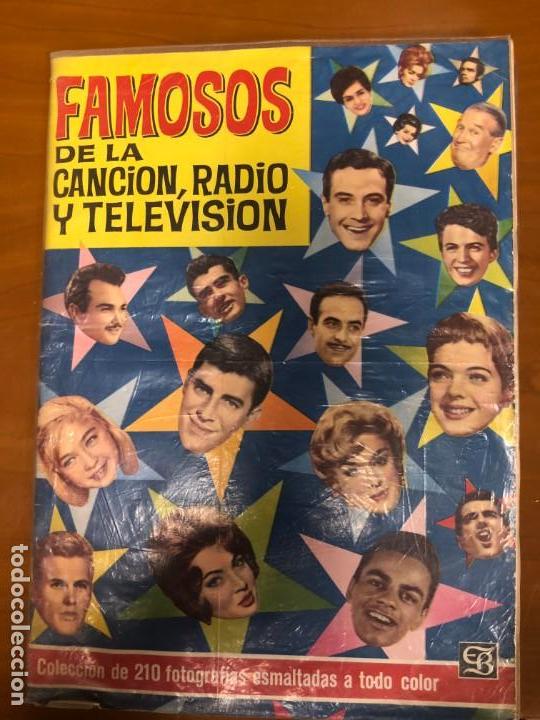 Colecionismo Caderneta: famosos de la cancion, radio y television faltan 17 cromos se venden sueltos
