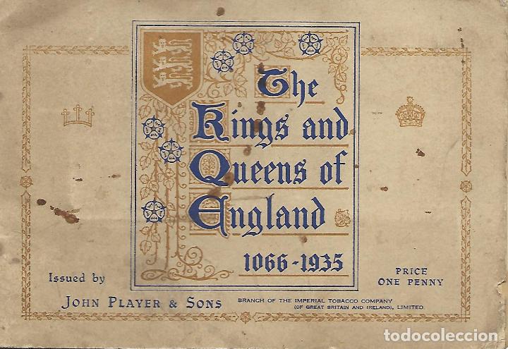 Colecionismo Caderneta: THE KINGS AND QUEENS OF ENGLAND (1066-1935)