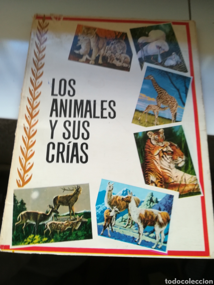 Colecionismo Caderneta: Album de cromos Los animales y sus cr&iacute;as, COMPLETO