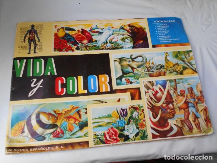 Collectionnisme Album: albumes de cromos completos  africa  y vida y color