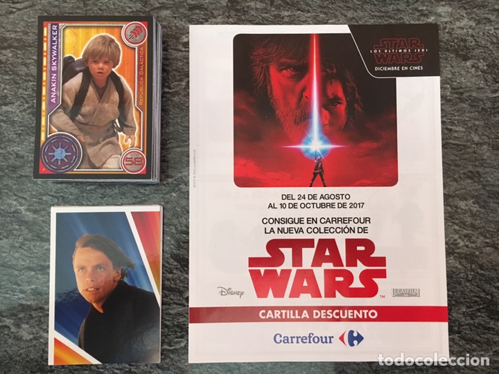 Coleccionismo &aacute;lbum: Colecci&oacute;n Completa Star Wars Carrefour - Foto 1