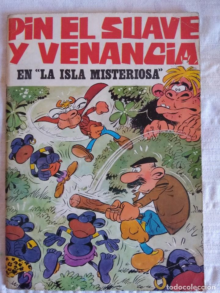Collectionnisme Album: ALBUM INCOMPLETO/PIN EL SUAVE Y VENANCIA EN LA ISLA MISTERIOSA/CHOCOLATES LA HERMINIA.