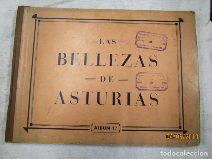 Colecionismo Caderneta: ALBUM DE 650 CROMOS 'LAS BELLEZAS DE ASTURIAS ' COMPLETO - OVIEDO 1933, GIL GANELLAS + INFO