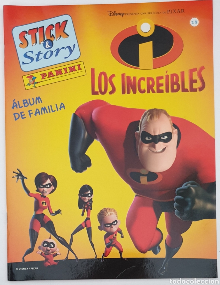 Coleccionismo &aacute;lbum: Stick & story Los incre&iacute;bles - Foto 1