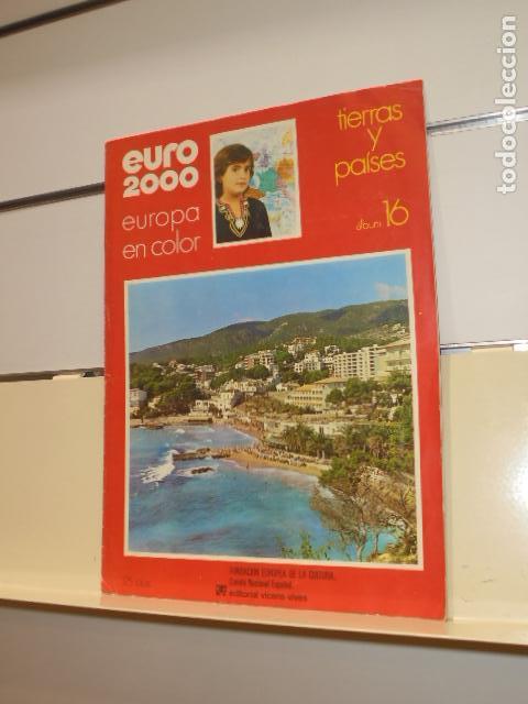 Collezionismo &Aacute;lbum: EURO 2000 EUROPA EN COLOR TIERRAS Y PAISES ALBUM DE CROMOS N&ordm; 16 COMPLETO - VICENS VIVES -
