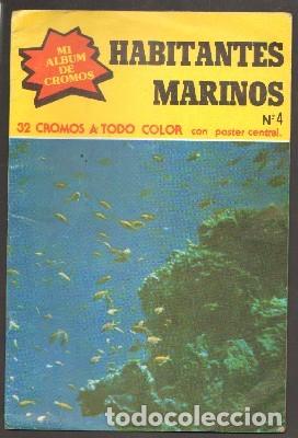 Collectable Albums: HABITANTES MARINOS N&ordm; 4. ALBUM COMPLETO. SIN P&Oacute;STER A-ALB-856
