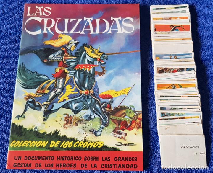 Colecionismo Caderneta: Las Cruzadas - Ruiz Romero (1962) &iexcl;Colecci&oacute;n completa sin pegar!