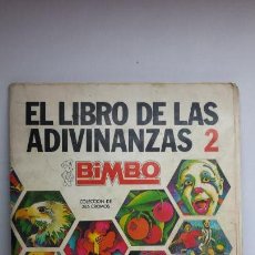 Coleccionismo Álbum: ALBUM COMPLETO. EL LIBRO DE LAS ADIVINANZAS 2. - BIMBO. 1974. . Lote 162584946