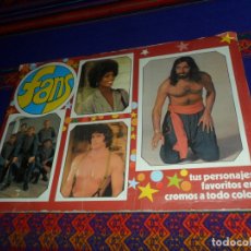 Coleccionismo Álbum: BUEN PRECIO, FANS COMPLETO 182 CROMOS. ESTE AÑOS 80. REGALO TELE STARS INCOMPLETO CROMOS DIFÍCILES.