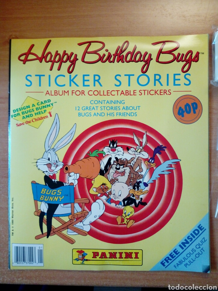 1990 Panini Happy Birthday Bugs Album Stickers #212