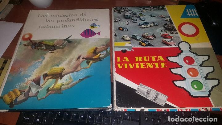 Coleccionismo &Aacute;lbum: Los Misterios profundidades submarinas y la ruta viviente, de nestle, completos y bien conservados