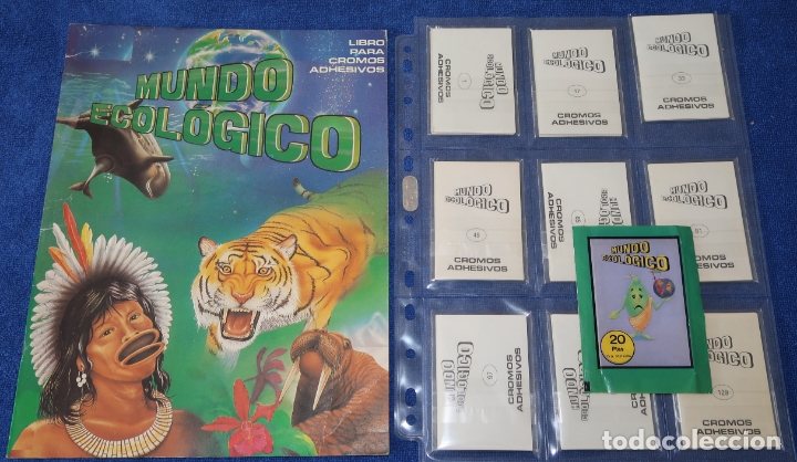 Coleccionismo &Aacute;lbum: Mundo ecol&oacute;gico - Editorial Cromo Cultura (1980) &iexcl;Colecci&oacute;n completa sin pegar!