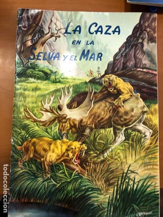 Coleccionismo &aacute;lbum: la caza en la selva y el mar completo e impecable como nuevo - Foto 1