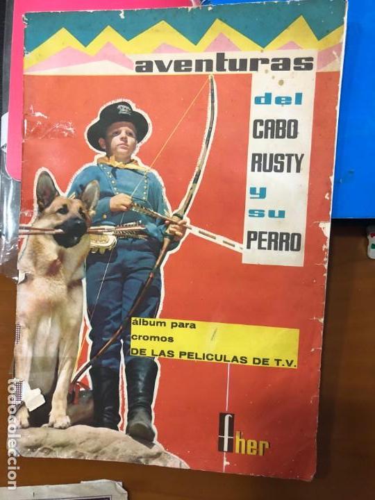 Collectable Albums: aventuras del cabo rusty y su perro album con 167 cromos se pueden vender sueltos
