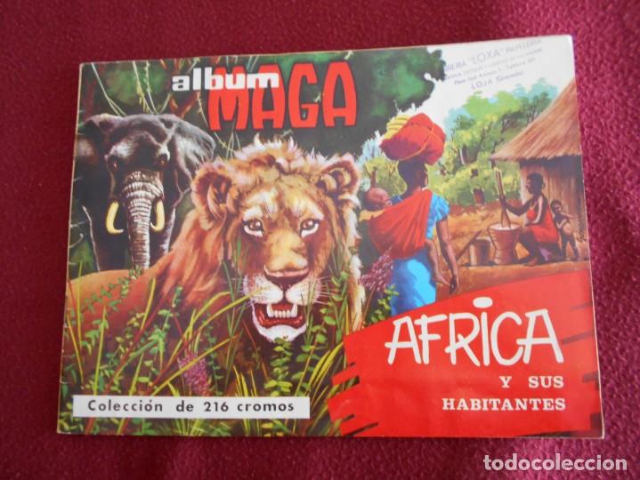 Collectable Albums: album de cromos  de  maga africa y sus  habitantes  completo impecable
