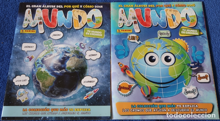 Collectable Albums: Mundo - El gran &aacute;lbum del por qu&eacute; y c&oacute;mo - PANINI &iexcl;Completos e impecables!