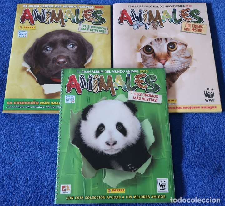 Collectable Albums: Animales - El gran &aacute;lbum del mundo animal - Panini &iexcl;Completos!