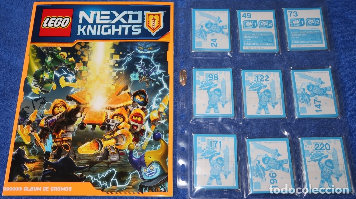 Collectable Albums: Lego Nexo Kinights - LEGO (2017) &iexcl;Colecci&oacute;n completa sin pegar!