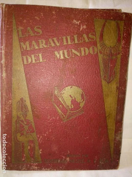 Collezionismo &Aacute;lbum: ~~~~ LAS MARAVILLAS DEL MUNDO NESTL&Eacute;, 40 SERIES COMPLETO, BUEN ESTADO .~~~~