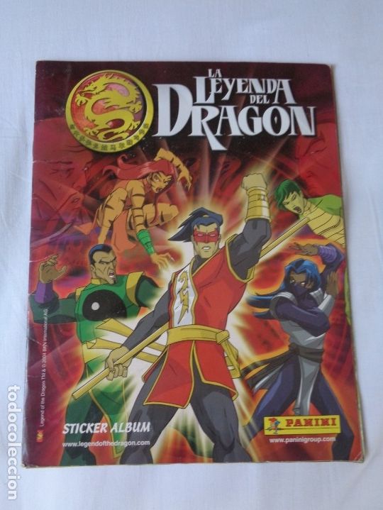 Collezionismo &Aacute;lbum: LA LEYENDA DEL DRAGON - 2004 - PANINI - ALBUM COMPLETO - BUEN ESTADO - RARO
