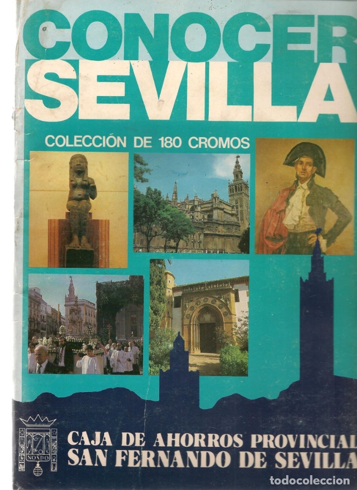 Sammeln Sammelalbum: CONOCER SEVILLA.  &Aacute;LBUM. CAJA DE AHORROS SAN FERNANDO. 180 CROMOS. &iexcl;&iexcl;COMPLETO!!. (ST/PN2)