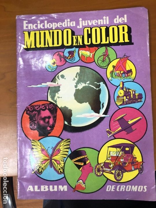 Coleccionismo &Aacute;lbum: esciclopedia juvenil del mundo en color muy buen estado