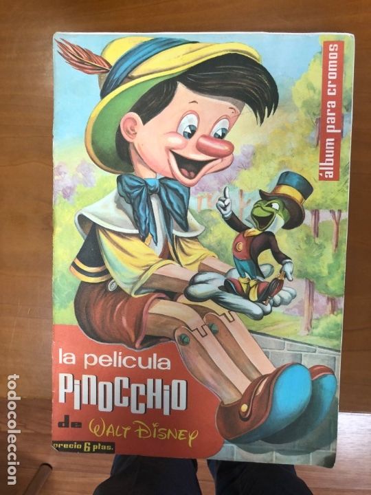Coleccionismo &Aacute;lbum: LA PELICULA PINOCCHIO COMPLETO BUEN ESTADO