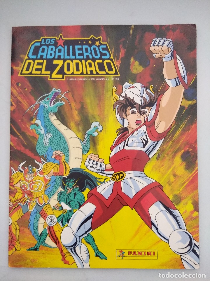 Colecionismo Caderneta: ALBUM DE CROMOS/CABALLEROS DEL ZODIACO/PANINI/A FALTA DE 2 CROMOS.