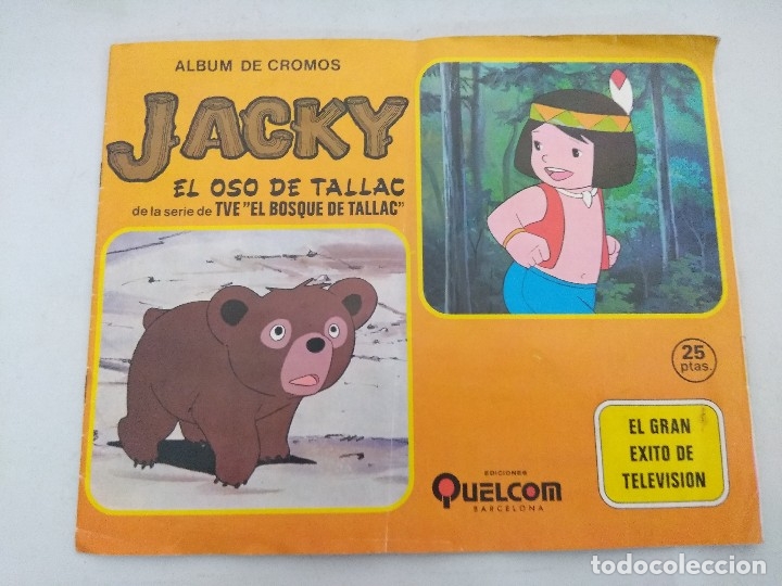 Colecionismo Caderneta: ALBUM DE CROMOS/JACKY EL BOSQUE DE TALLAC/INCOMPLETO.