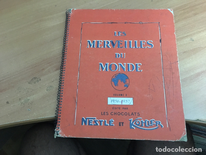 Colecionismo Caderneta: LES MERVEILLES DU MONDE. LAS MARAVILLAS DEL MUNDO VOL 3 NESTLE (COIB34)