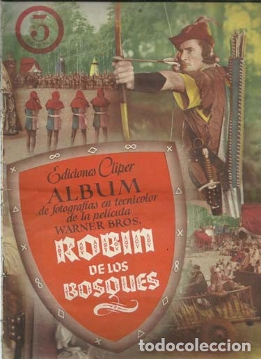 Coleccionismo &aacute;lbum: Robin de los bosques, Cliper. Colecci&oacute;n A.T. - Foto 1