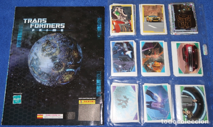 Coleccionismo &aacute;lbum: Transformers Prime - PANINI &iexcl;Colecci&oacute;n Completa sin pegar! - Foto 2