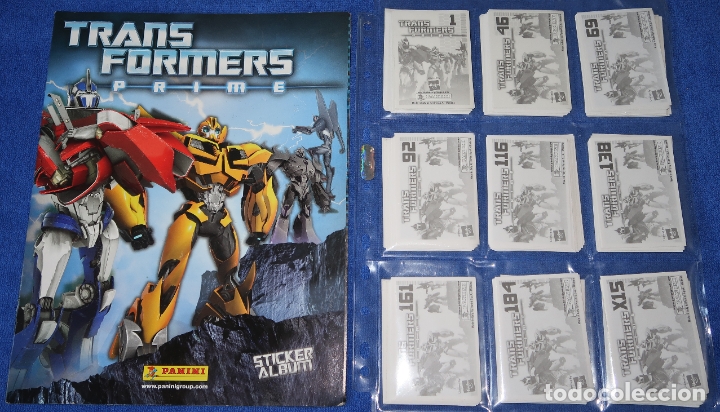 Coleccionismo &aacute;lbum: Transformers Prime - PANINI &iexcl;Colecci&oacute;n Completa sin pegar! - Foto 1