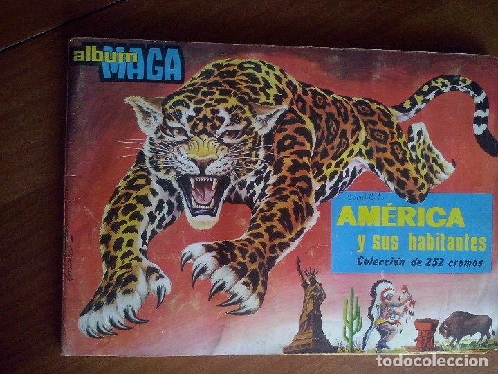 Collectionnisme Album: ALBUM MAGA 'AMERICA Y SUS HABITANTES' 1968 COMPLETO.