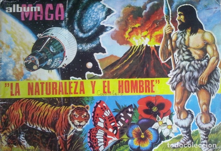 Collectionnisme Album: ALBUM MAGA 'LA NATURALEZA Y EL HOMBRE' 1967 COMPLETO.