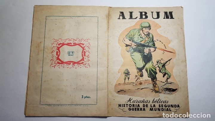 Collectionnisme Album: TORAY - &Aacute;LBUM HAZA&Ntilde;AS B&Eacute;LICAS, HISTORIA DE LA SEGUNDA GUERRA MUNDIAL 1 - &Aacute;LBUM COMPLETO