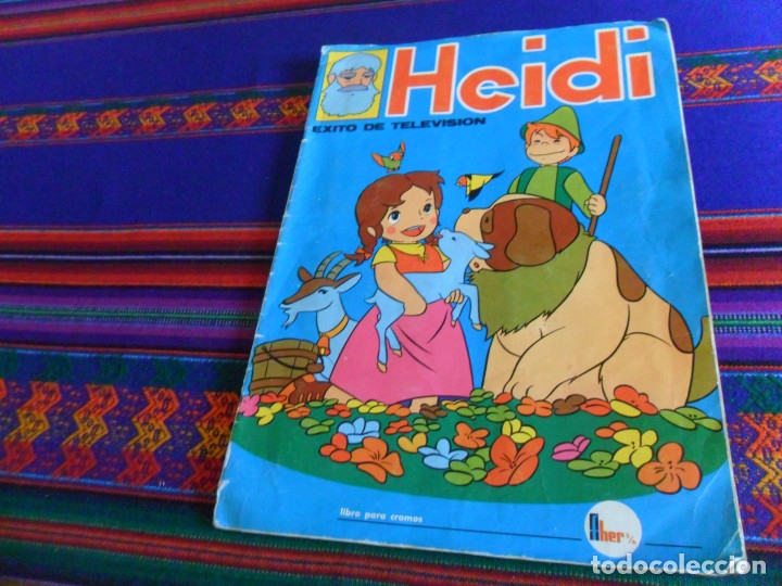 Collectionnisme Album: BUEN PRECIO, HEIDI &Eacute;XITO DE TELEVISI&Oacute;N COMPLETO 210 CROMOS. FHER 1975.
