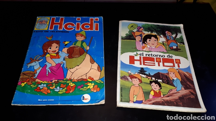 Collectable Albums: Album el Heidi completo y el retorno de Heidi incompleto