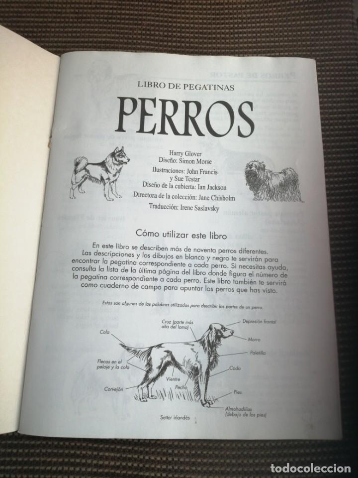 Coleccionismo &aacute;lbum: Usborne 1999 libro de pegatinas perros - raro y completo - Foto 2