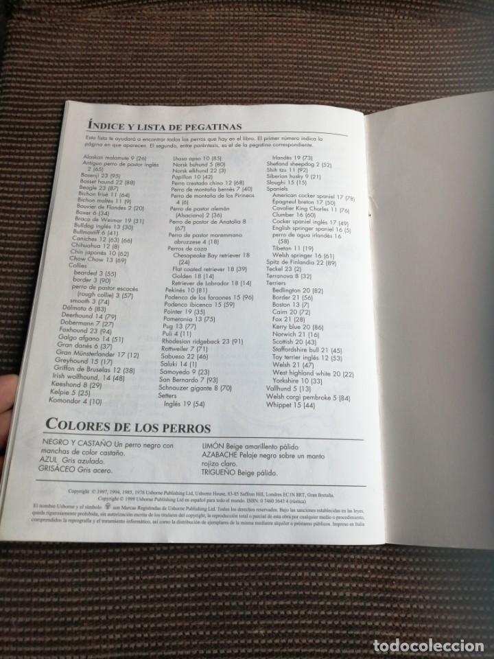 Coleccionismo &aacute;lbum: Usborne 1999 libro de pegatinas perros - raro y completo - Foto 15