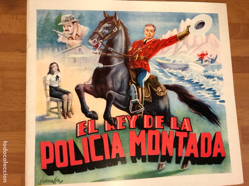 Sammeln Sammelalbum: Album de cromos el Rey de la polic&iacute;a montada fher facsimil