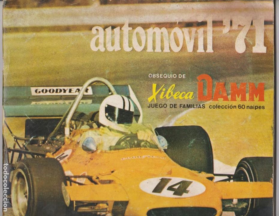 Sammeln Sammelalbum: xibeca damm -- automovil 71 -- juego de familias -- colecci&oacute;n de 60 naipes