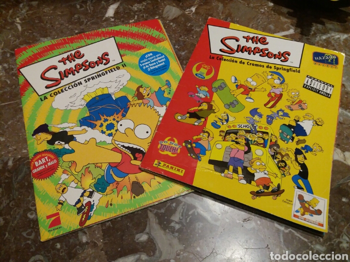 Coleccionismo &aacute;lbum: 2 Album simpsons cromos - Foto 1