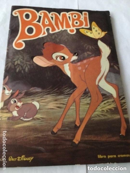 Colecionismo Caderneta: bambi- completo -(faltan 5 adhesivos en paginas centrales