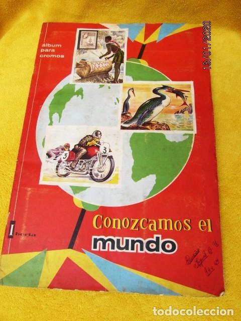 Coleccionismo &Aacute;lbum: &Aacute;lbum Conozcamos el mundo - Editorial Fher - A&ntilde;o 1964 - Completo