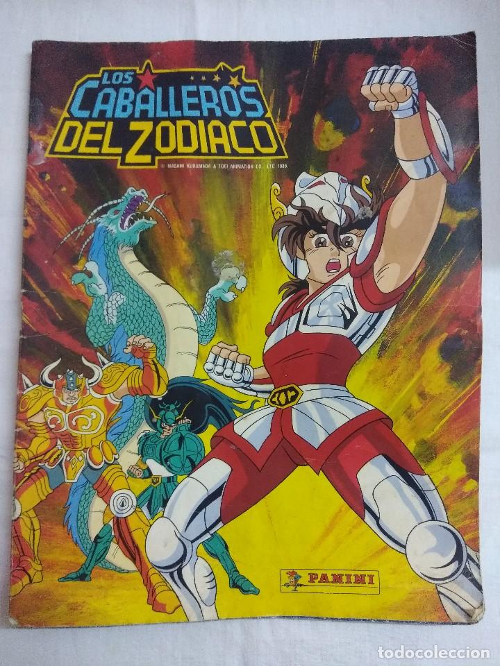 Colecionismo Caderneta: ALBUM DE CROMOS/LOS CABALLEROS DEL ZODIACO/PANINI INCOMPLETO.