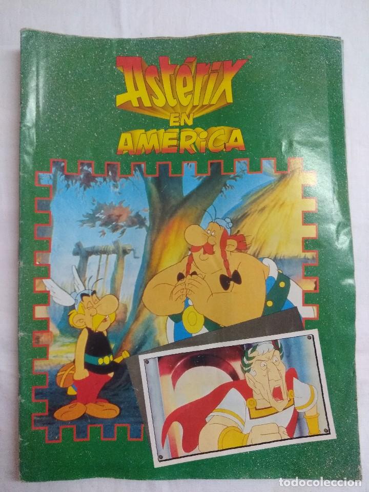 Colecionismo Caderneta: ALBUM DE CROMOS/ASTERIX EN AMERICA/PANINI INCOMPLETO Y SIN TAPAS.