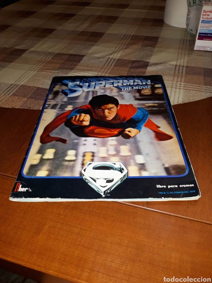 Coleccionismo &aacute;lbum: &Aacute;lbum Superman. Cromos - Foto 1